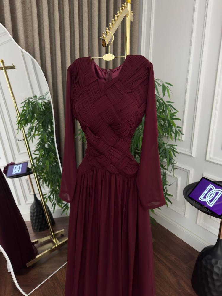 قستان سهره عنابي