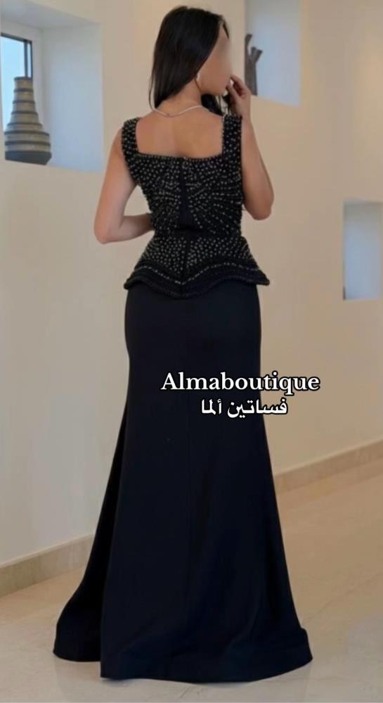 فستان سهره اسود فخم