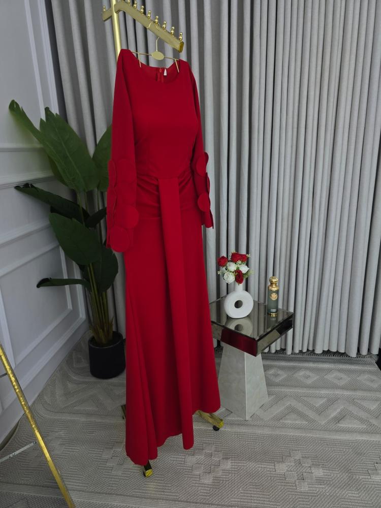 فستان انيق احمر