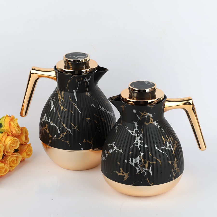 Tram set yesterday, Ruby black marble, 1 liter, 0.5 liter