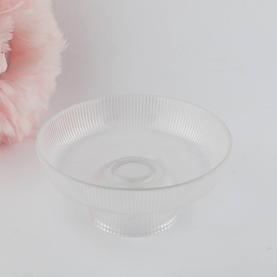 Glass plate with a base, size 20*9 cm