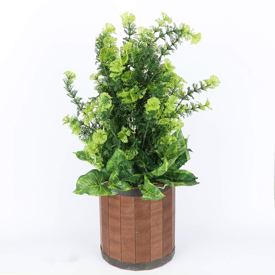 Artificial tree with wooden stand, 52 cm size