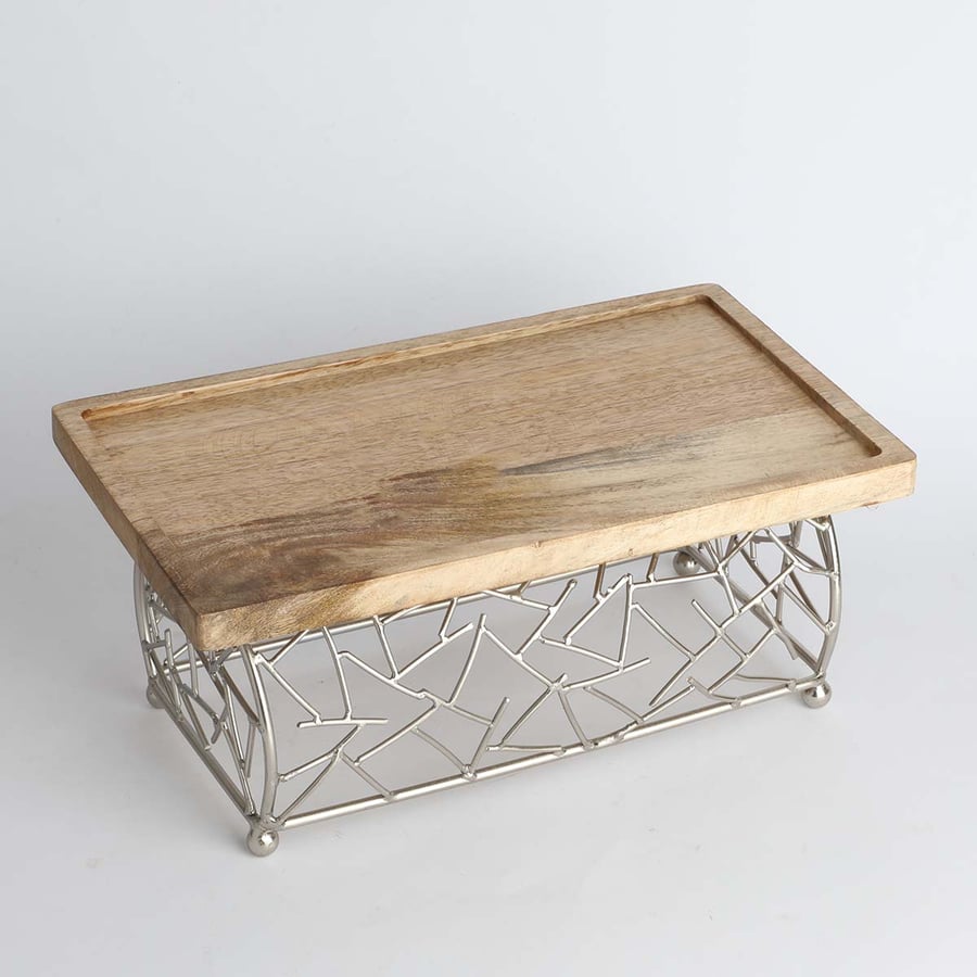 استاند كيك خشب مقاس 30*17.5 سم