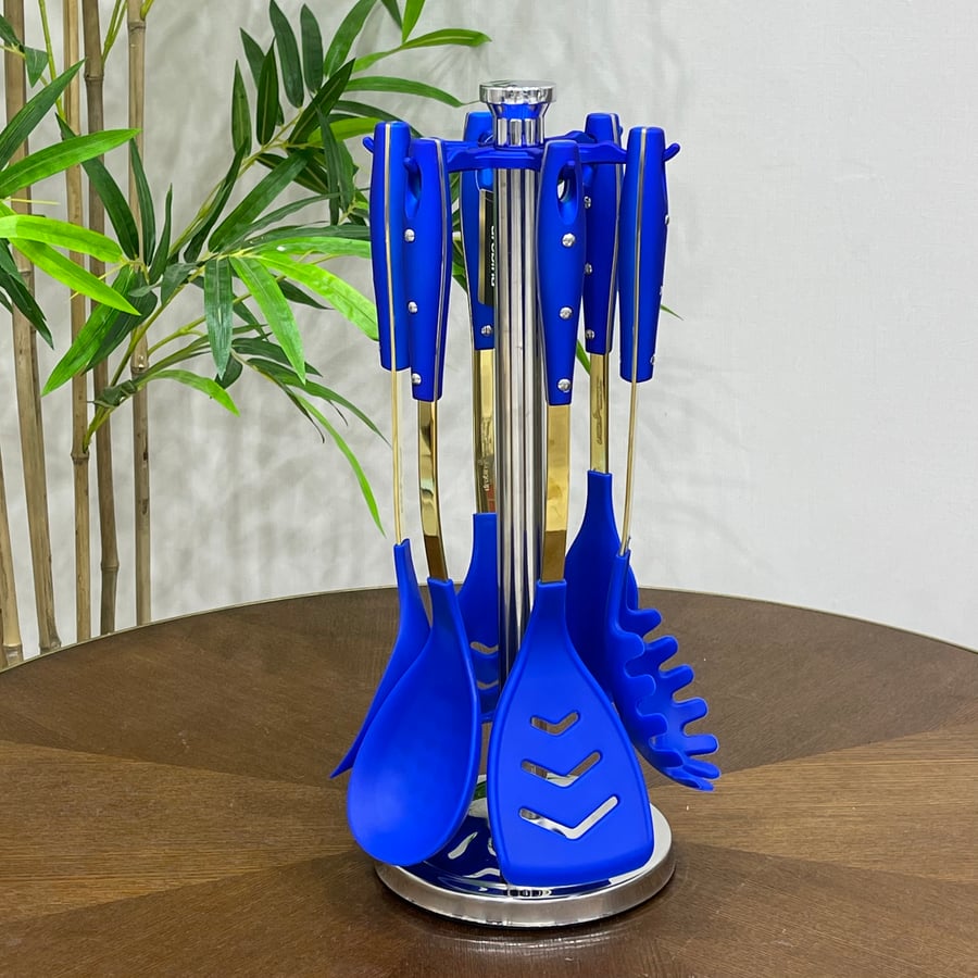 Set of 6 stainless steel spoons