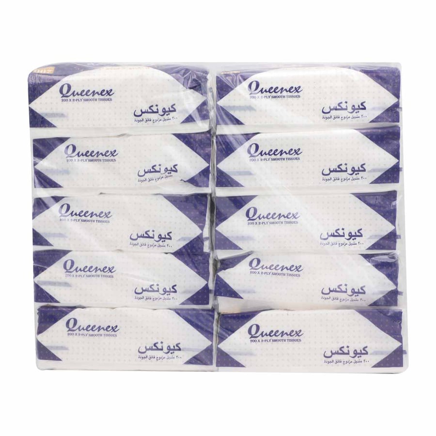 مناديل وجه كيونكس 10 شد