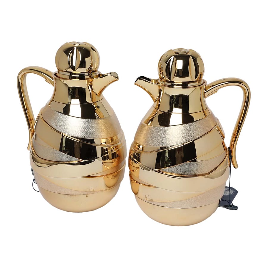 طقم ترامس روعة  ذهبي   1L+1L
