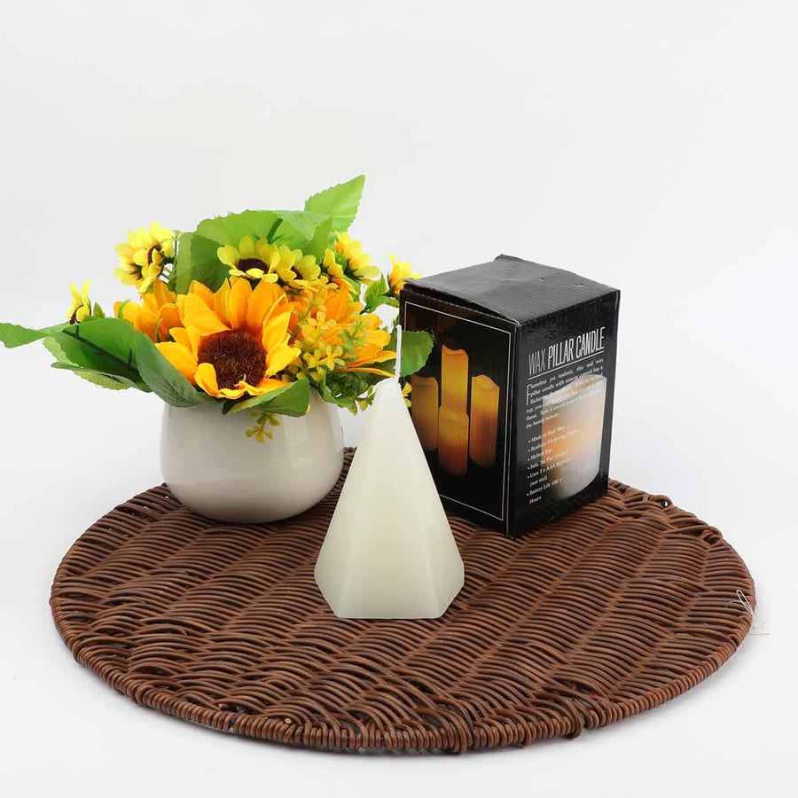 شمع  غير معطرة  ارتفاع 11سم