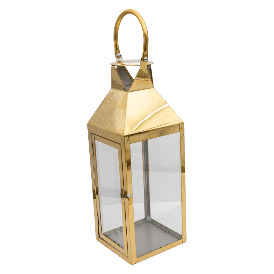 فانوس رمضان ارتفاع 40 سم لون ذهبي