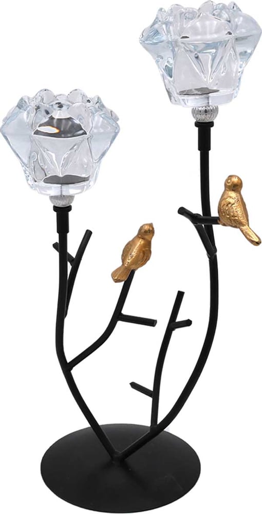 Decorative branch candle holder