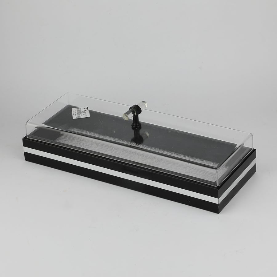 Rectangular dessert plate with lid, size 36*13 cm