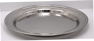 Silver style tray 43cm