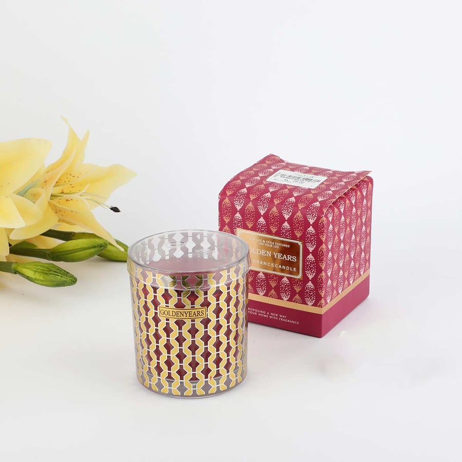 شمع معطر بكاس مقاس 9*8 سم