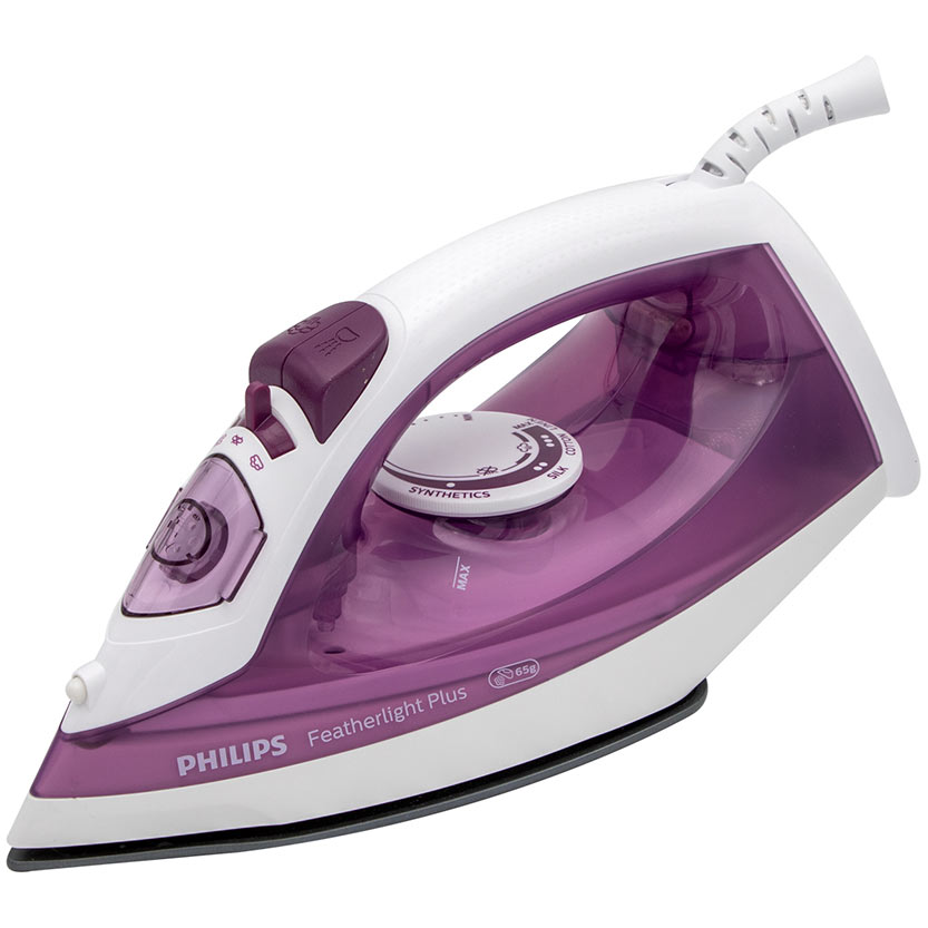مكواة البخار Featherlight Plus من Philips مع صفيحة غير قابلة للالتصاق