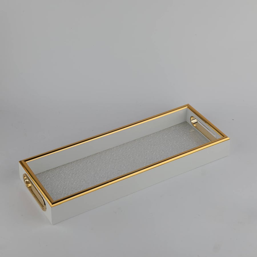 طقم طوفرية اكراليك مستطيل 2حبة مقاس40*15*35*11سم