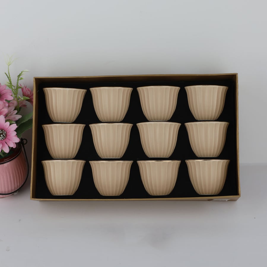 Coffee cup set 12 cups