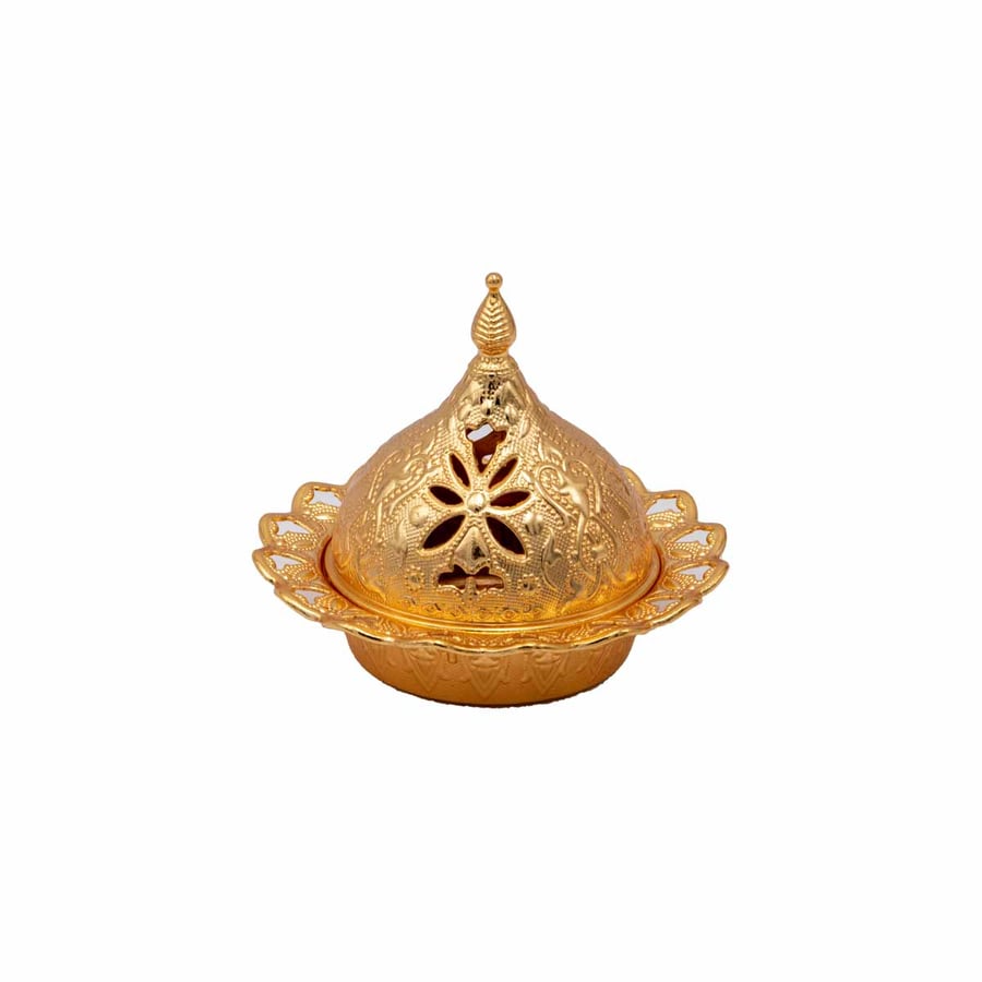 تمرية تركي استيل بغطاء حجم صغير مقاس 10 * 2 سم