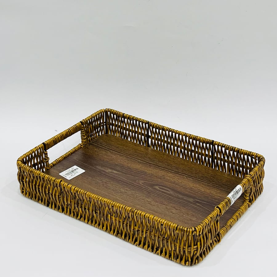 Basket woven palm size 34*25*6cm