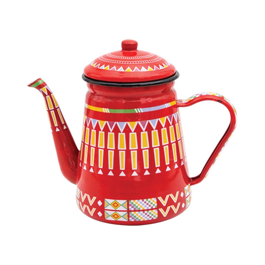 Red Ghadar Asiri teapot 1.3 liter