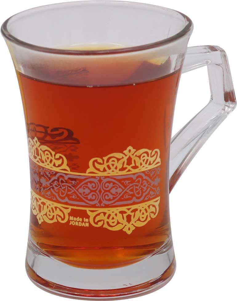 طقم كاسات مذهب بيد 3 حبات