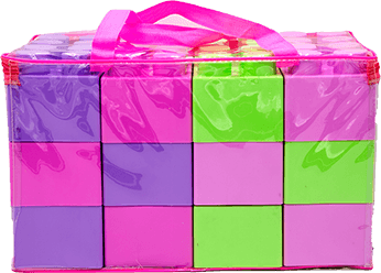 Cube building blocks bag 12 pieces