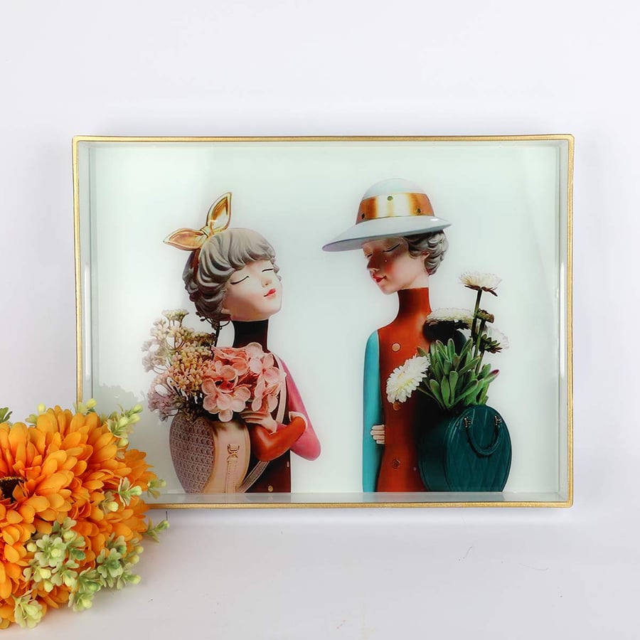 Rectangular serving tray 40*30 cm