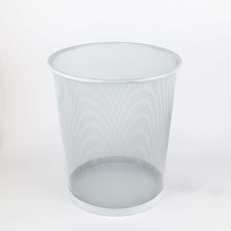 Round iron trash bin size 34*30 cm