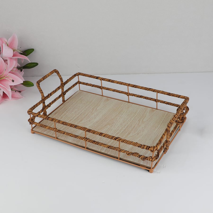طوفرية تقديم مستطيل مقاس25*35سم