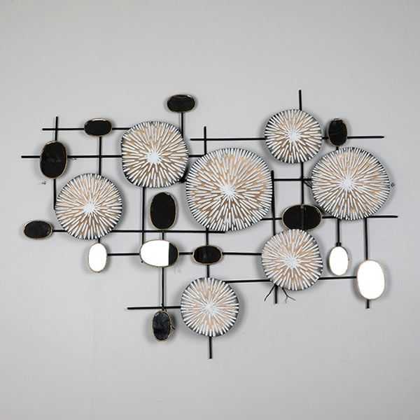 Wall decor metal view size 118*84 cm