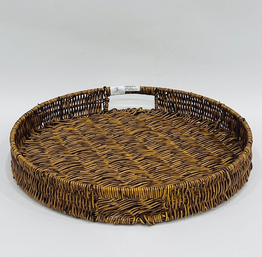 Ceramic plate, round, 35 cm size