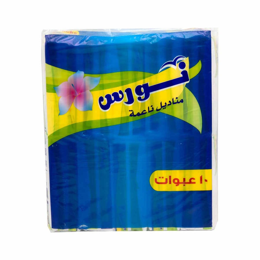 مناديل نورس ناعمة 10 عبوات