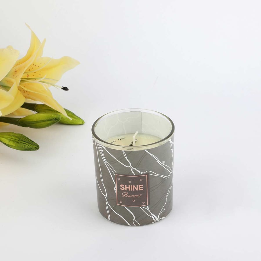 شمع معطر بكاس مقاس 9*8 سم