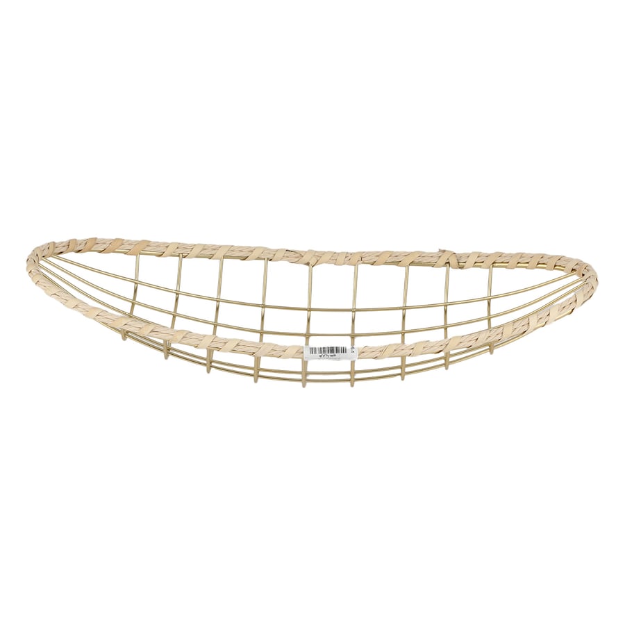 Golden iron fruit basket