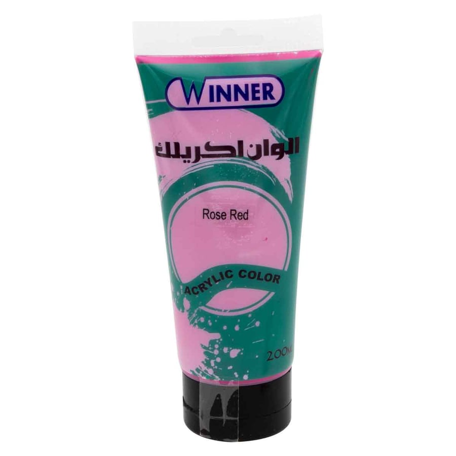 Acrylic colors, 200 ml capacity