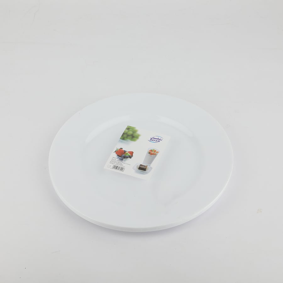 Strong plastic plates, size 23, 6 pieces