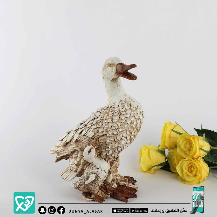تحفة شكل بطة مقاس25*24 سم