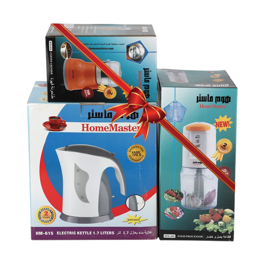 1.7-liter kettle + onion and vegetable cutter + grinder