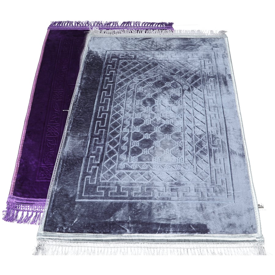Prayer rug purple color 120 * 80 cm