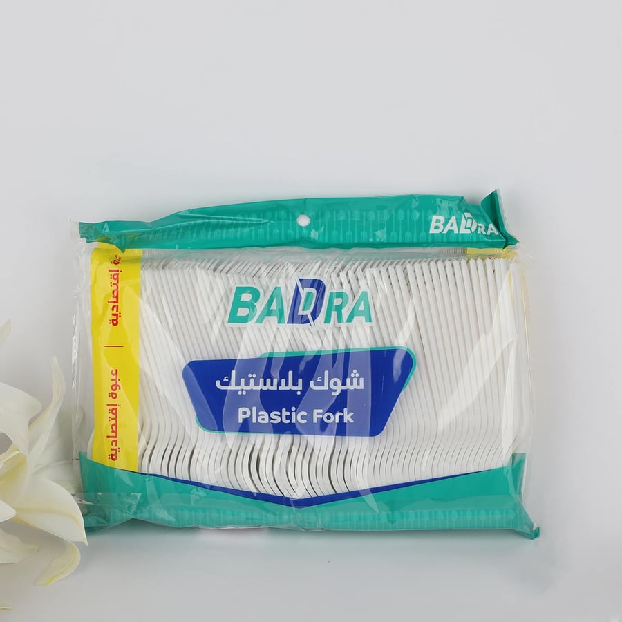 شوك  بلاستيك ابيض  125 حبة