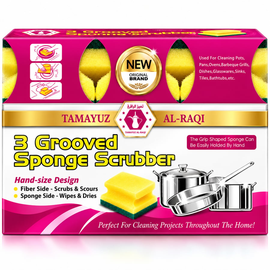 اسفنج صحون 6+3 (2100680C)