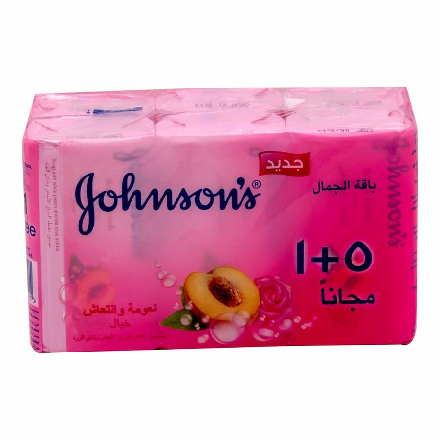 صابون قوالب جونسون 6 حبة *125 جرام متعدد الروائح