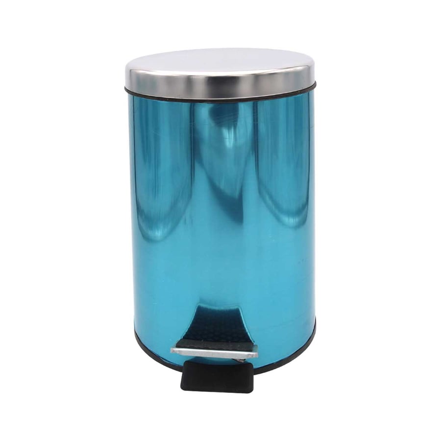 Steel trash can 12 liters with pedal