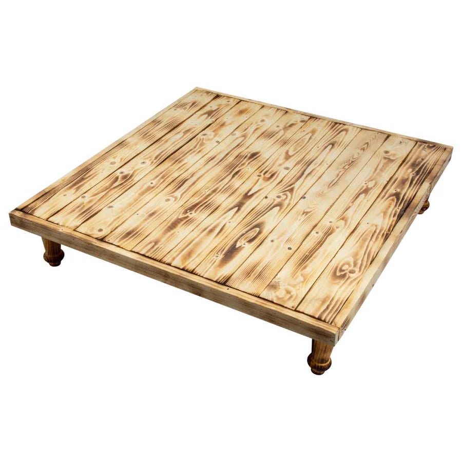 Wooden tray 100*98*22 cm