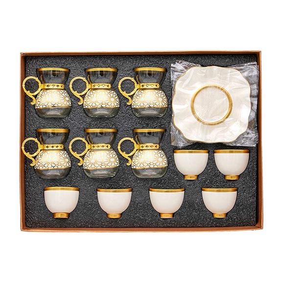 Set of cups + mugs 18 pieces