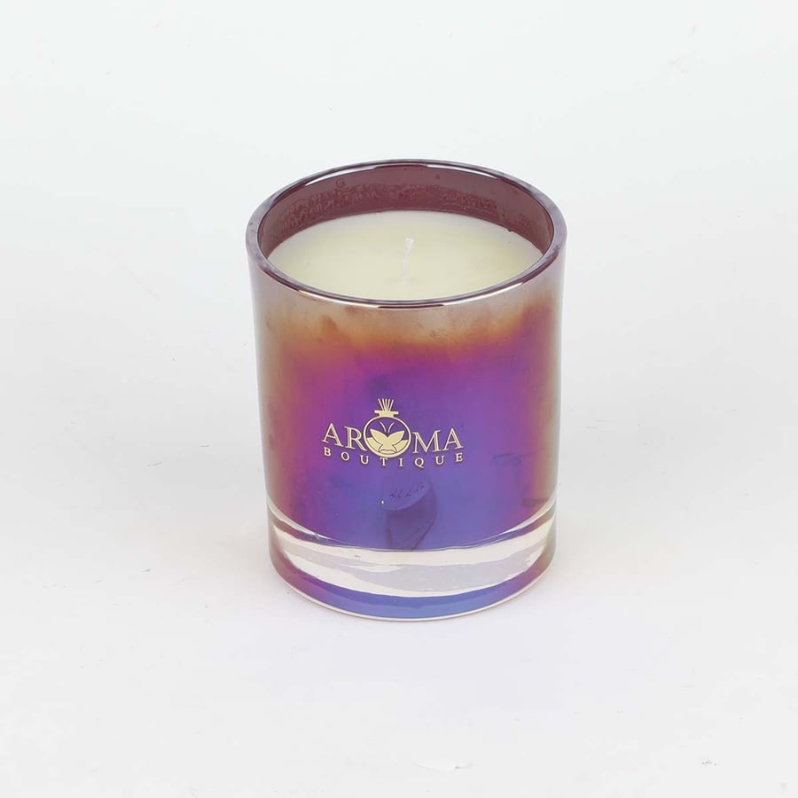 شمع معطرة بكاس ارتفاع 9.5 سم