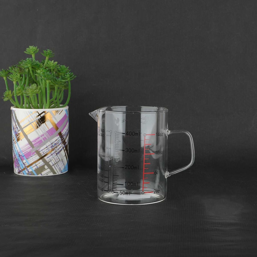 400 ml glass measuring cup