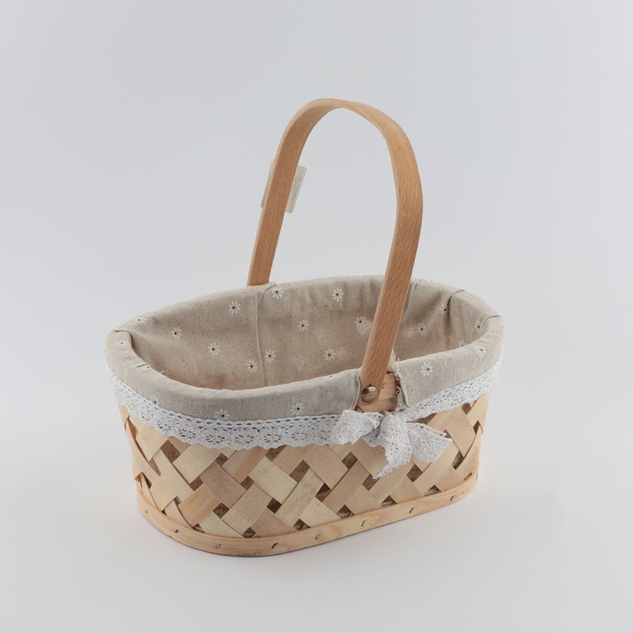 Wicker basket size 28*18*13 cm