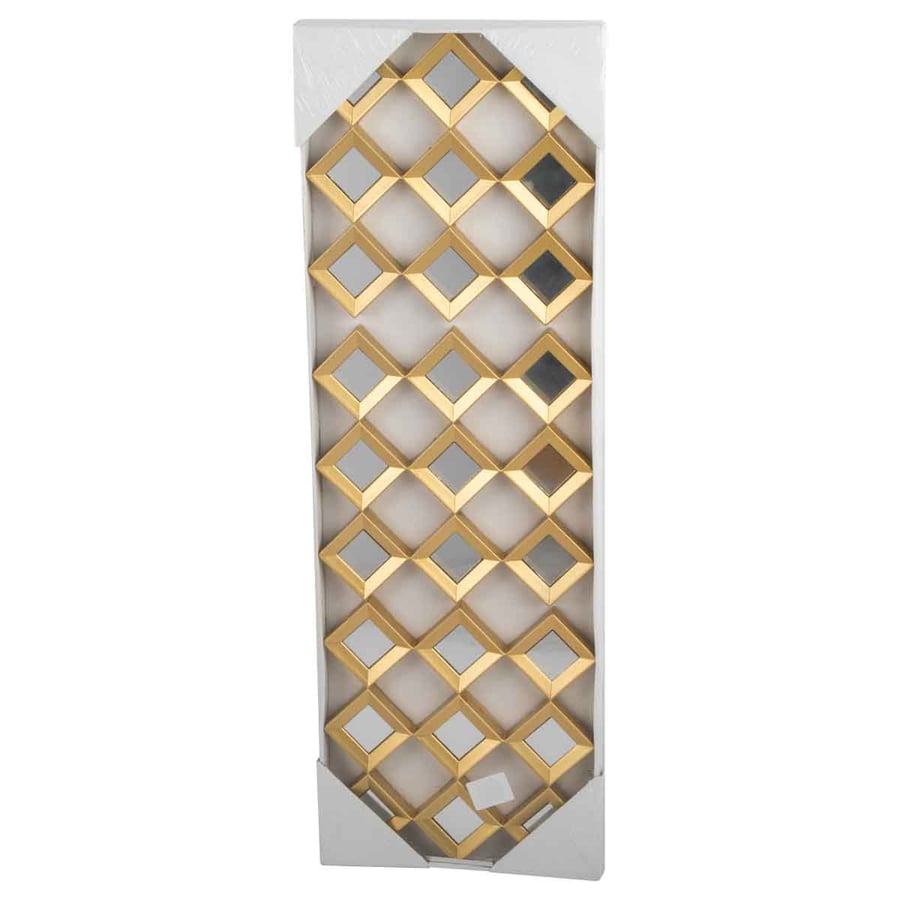Golden wall decorative mirror 77*26 cm