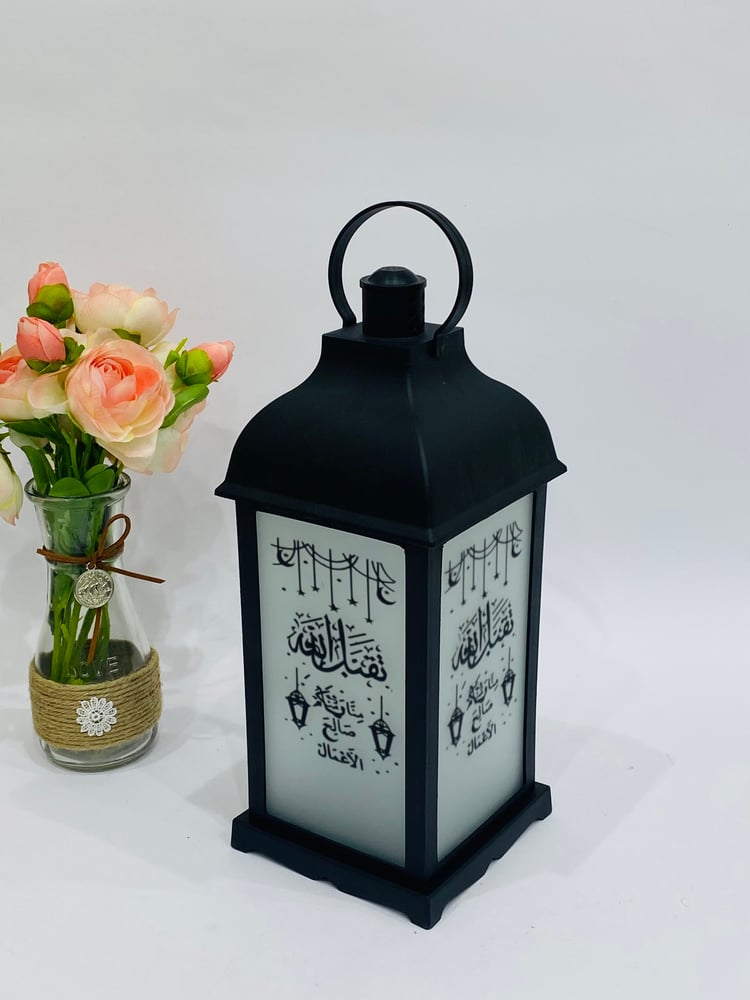 Ramadan lantern height 33cm black color