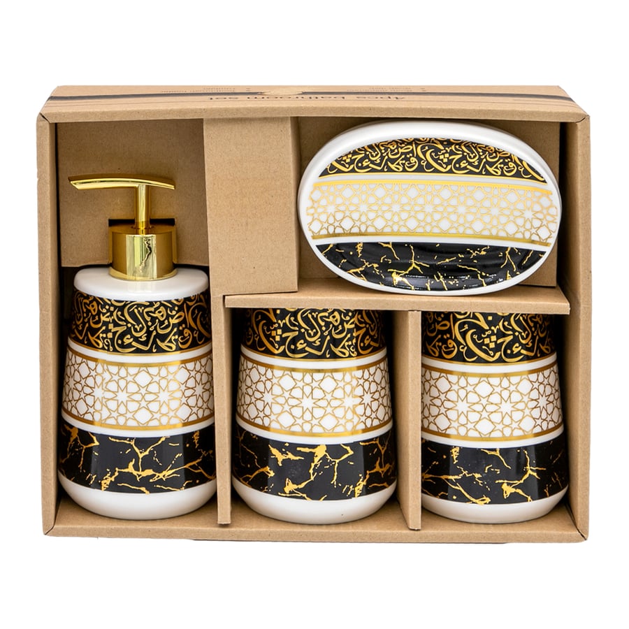 Ceramic bathroom set 4 pieces