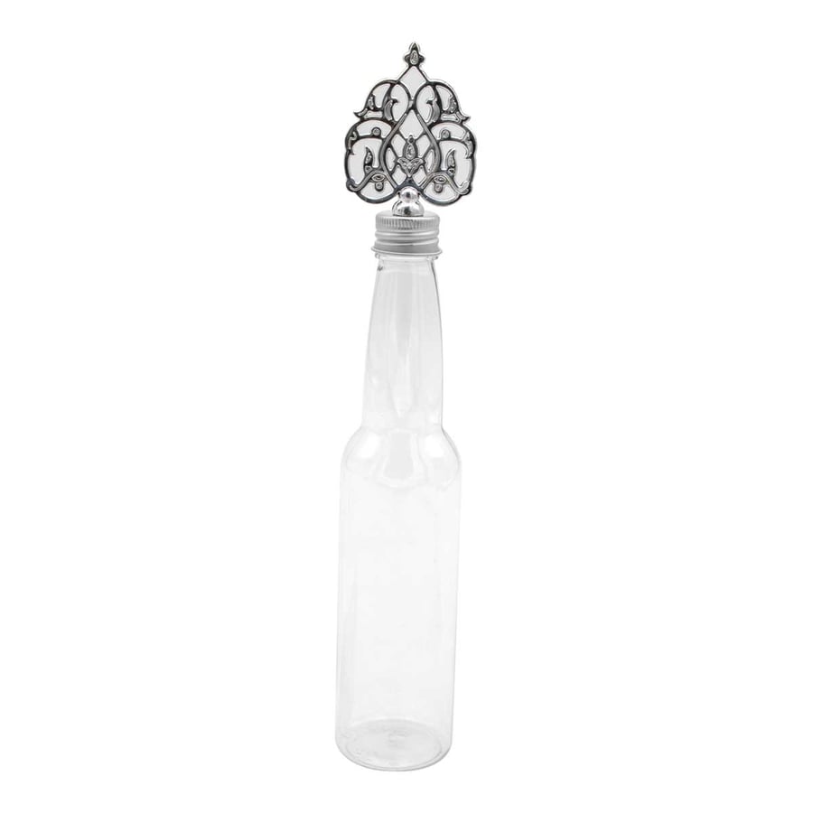 Distribution boxes, bottle, 12 pieces, with silver decorative lid